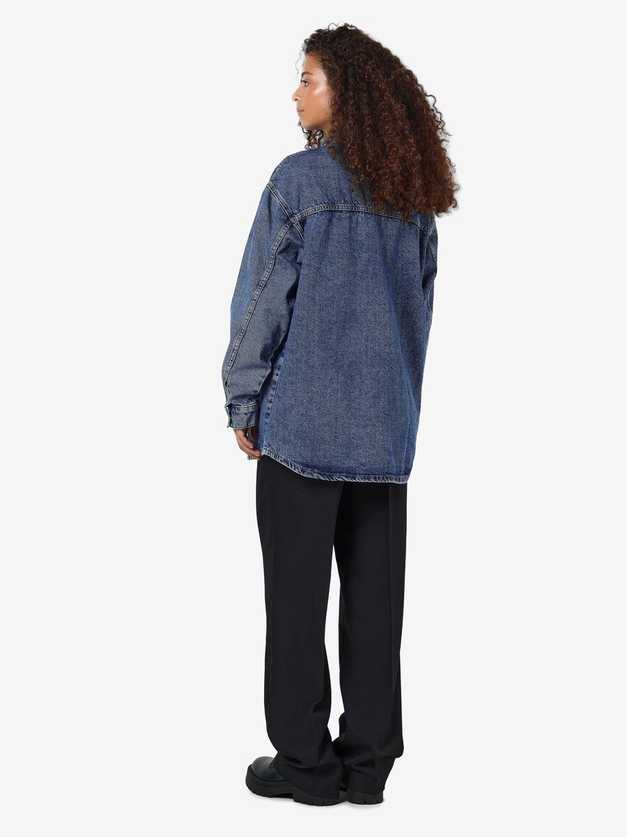 Noisy May LONG DENIM SHIRT