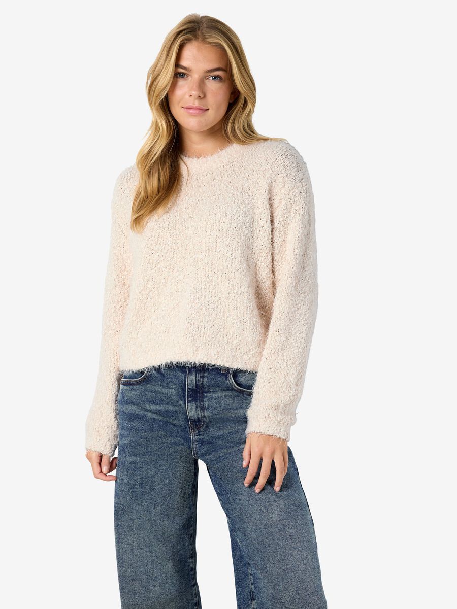 Noisy May FLUFFY KNITTED PULLOVER