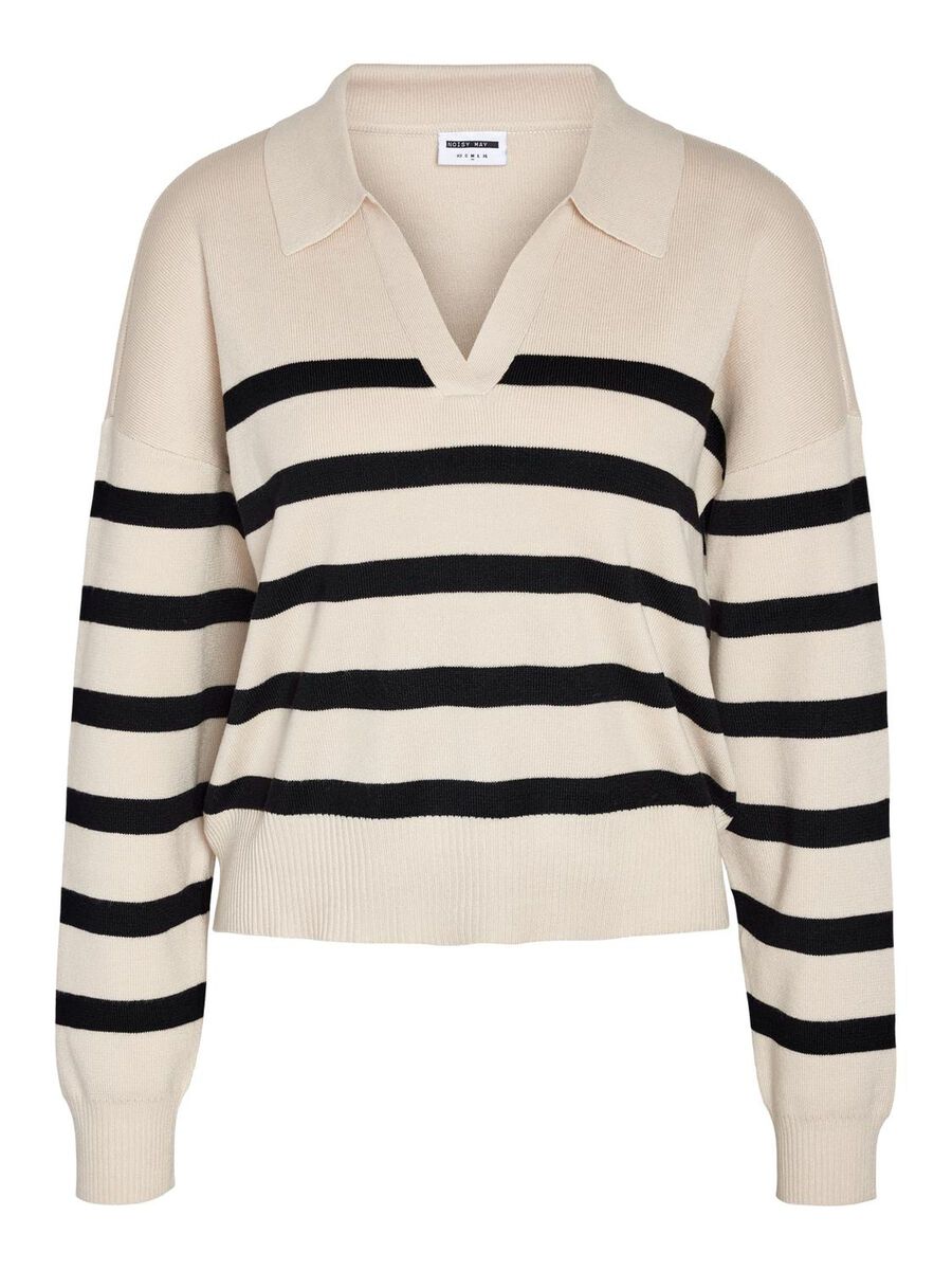 Noisy May KNITTED POLO NECK PULLOVER