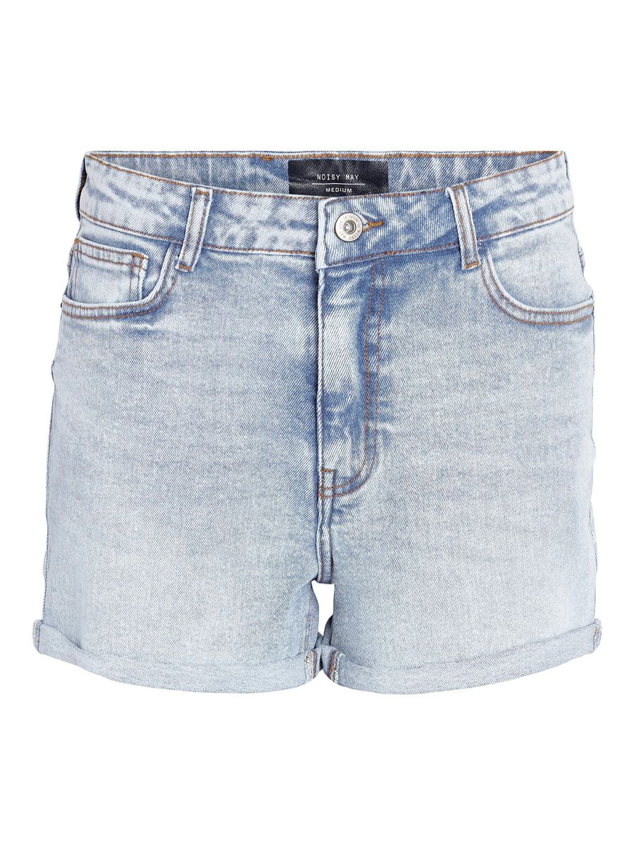 Noisy May HIGH-WAISTED DENIM SHORTS