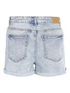 Noisy May HIGH-WAISTED DENIM SHORTS