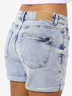 Noisy May HIGH-WAISTED DENIM SHORTS