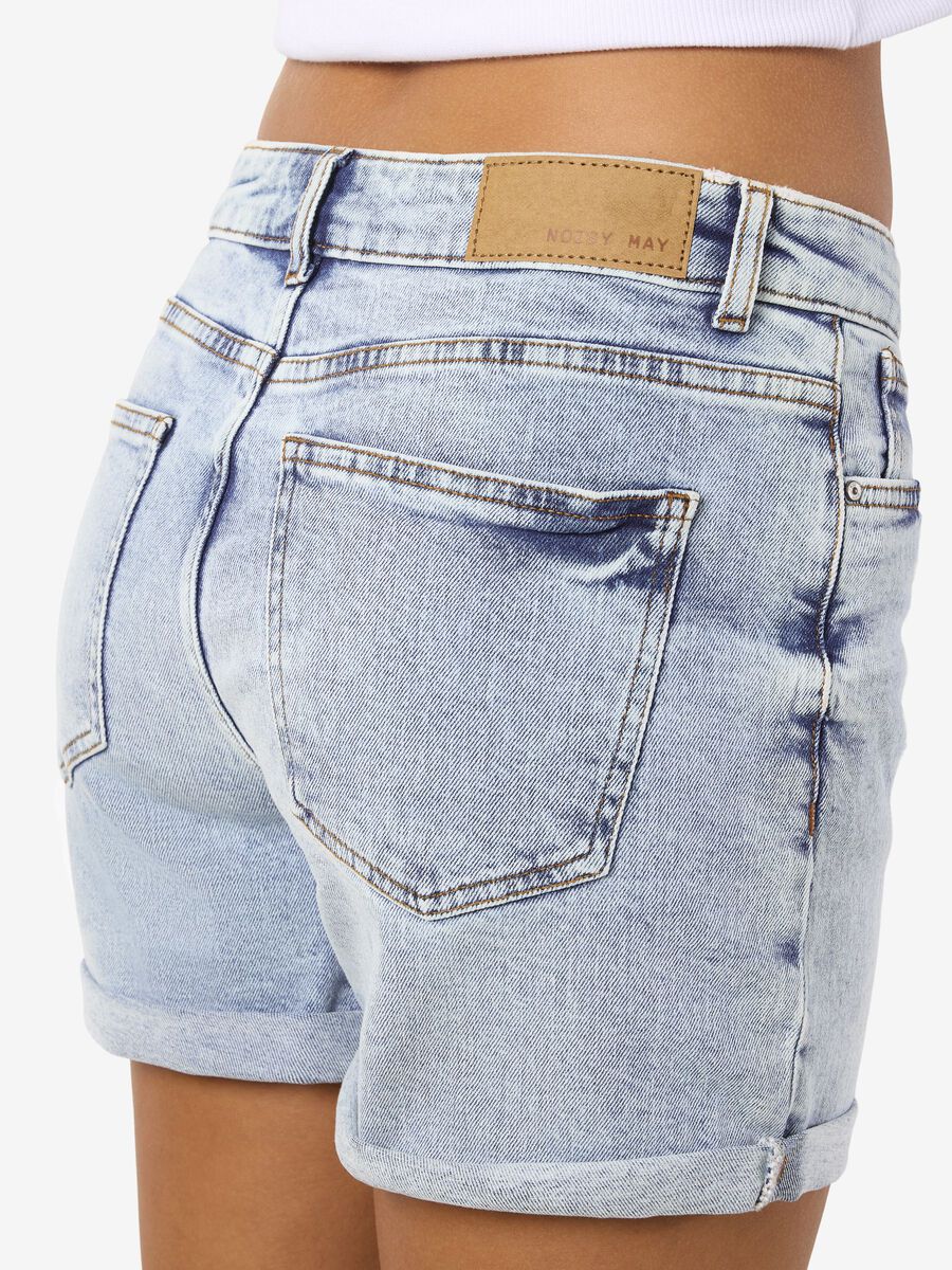 Noisy May HIGH-WAISTED DENIM SHORTS