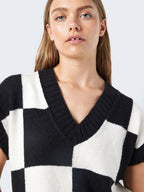 Noisy May SHORT SLEEVED KNITTED PULLOVER