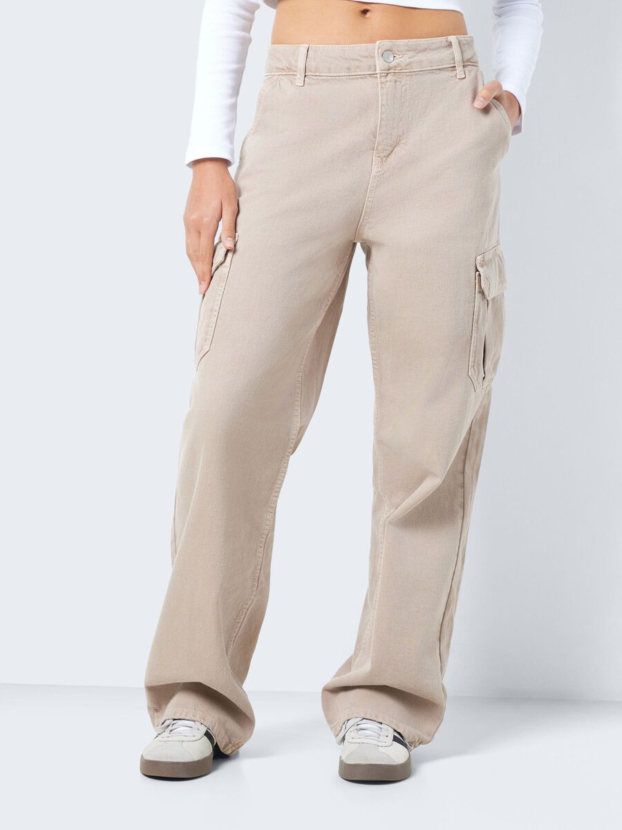Noisy May NMALEXA NORMAL WAIST CARGO JEANS