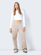 Noisy May NMALEXA NORMAL WAIST CARGO JEANS