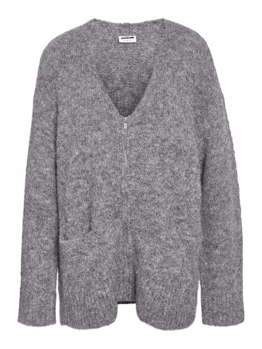 Noisy May KNITTED ZIP CARDIGAN
