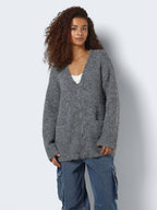 Noisy May KNITTED ZIP CARDIGAN