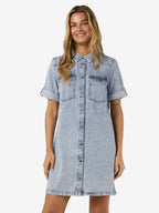 Noisy May SHORT SLEEVED DENIM DRESS