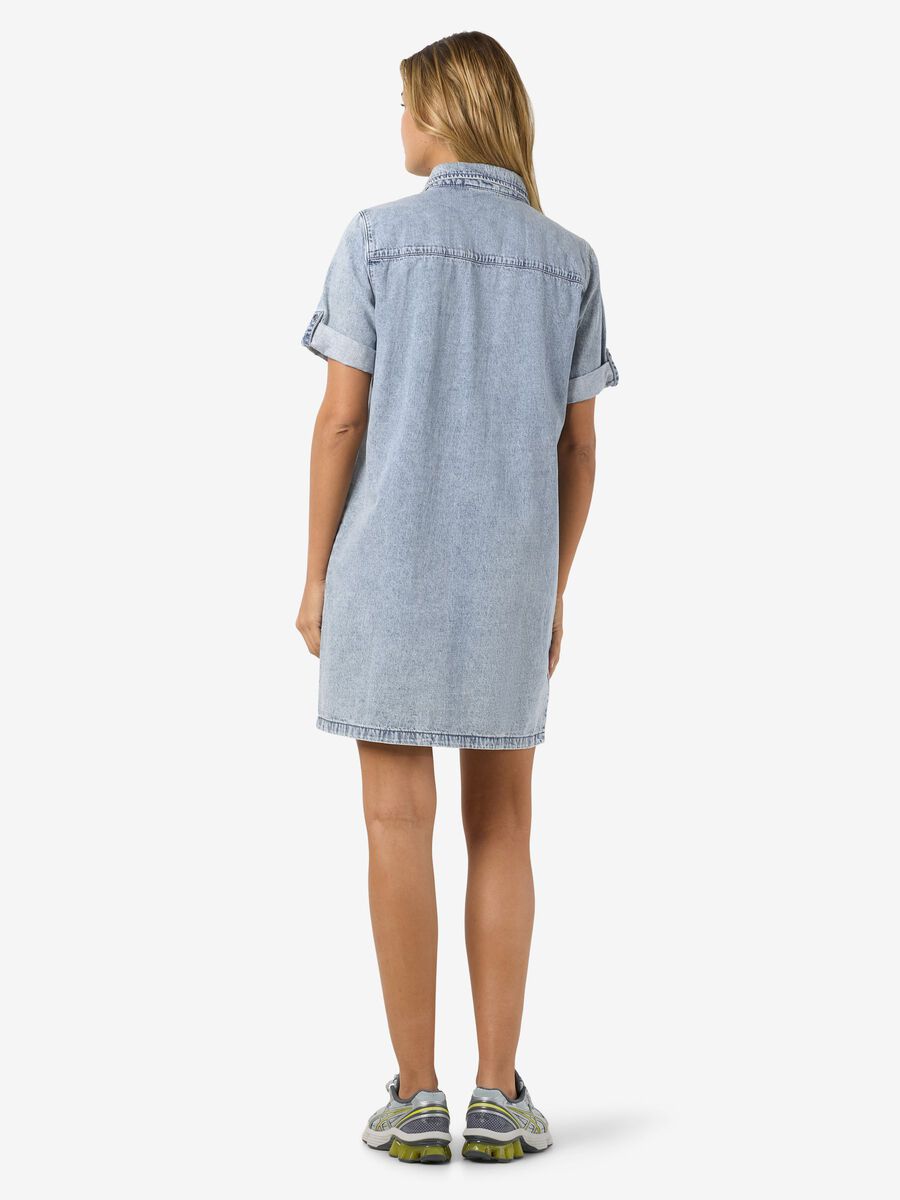 Noisy May SHORT SLEEVED DENIM DRESS