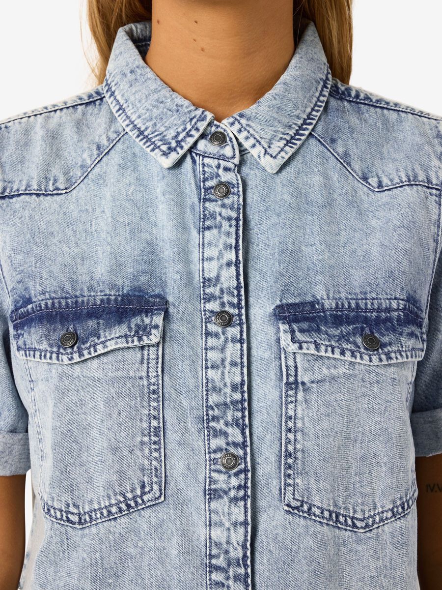 Noisy May SHORT SLEEVED DENIM DRESS