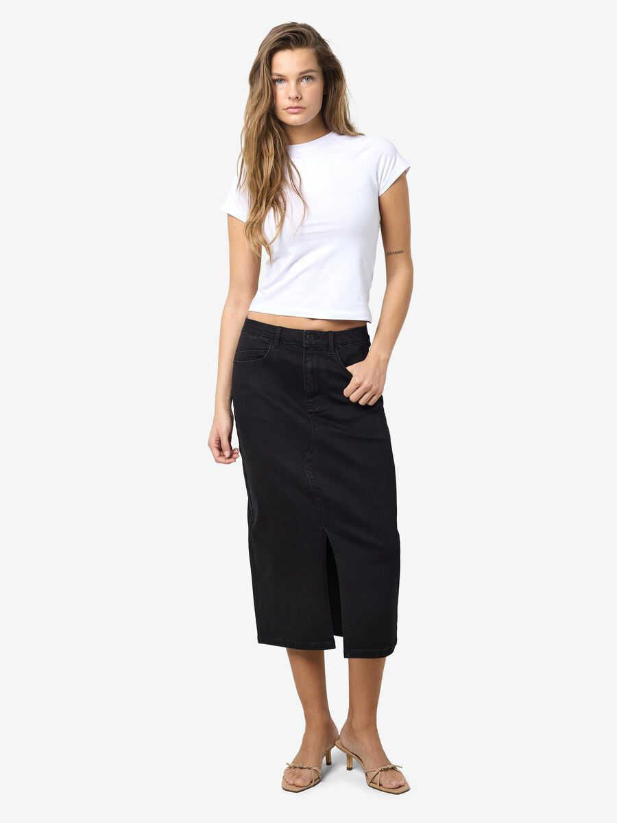 Noisy May MIDI DENIM SKIRT