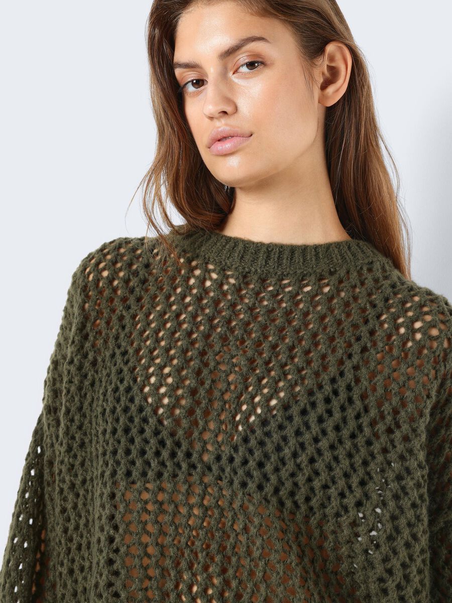 Noisy May OPEN WEAVE KNITTED PULLOVER