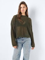 Noisy May OPEN WEAVE KNITTED PULLOVER
