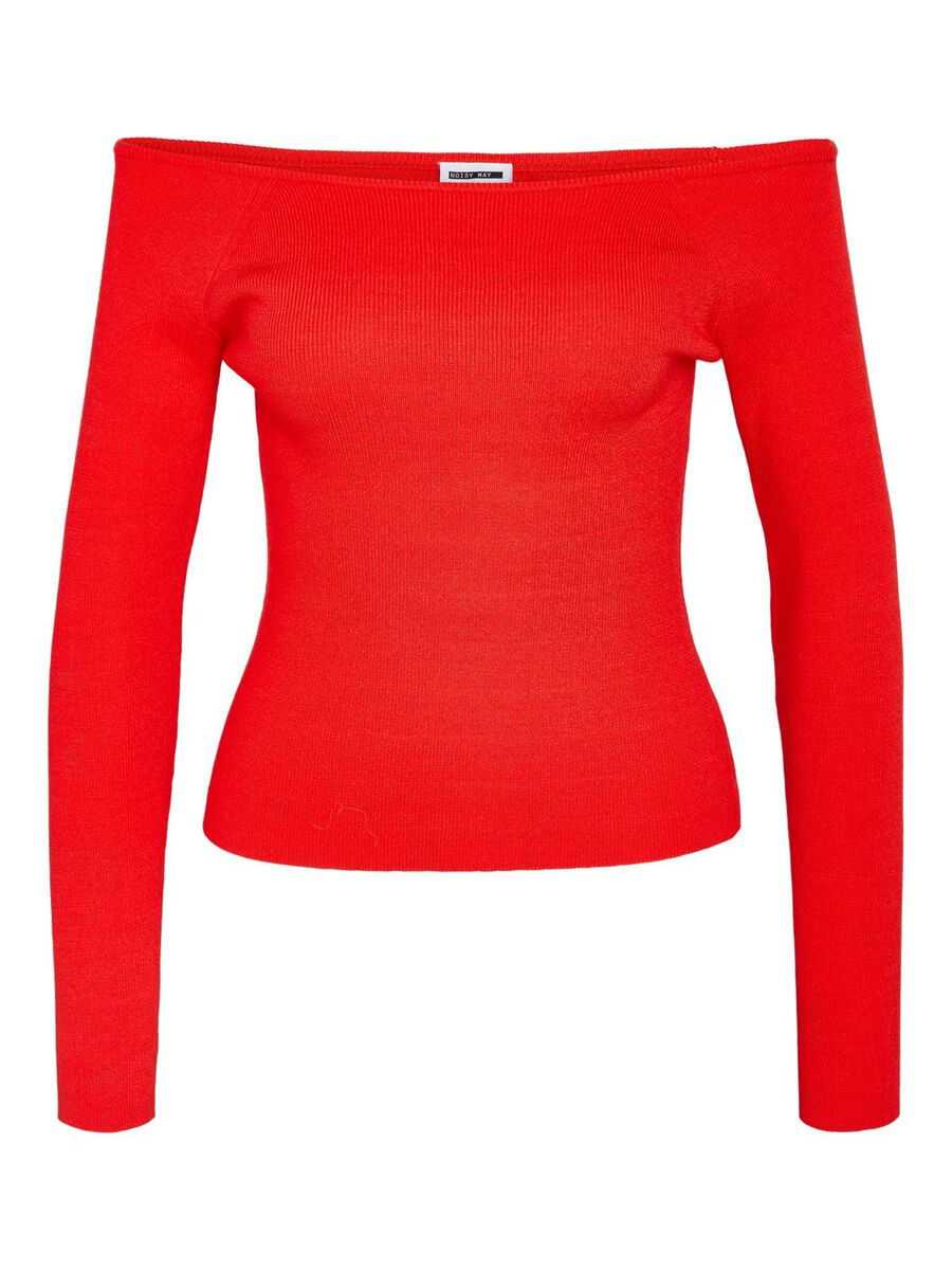 Noisy May OFF SHOULDER KNITTED PULLOVER