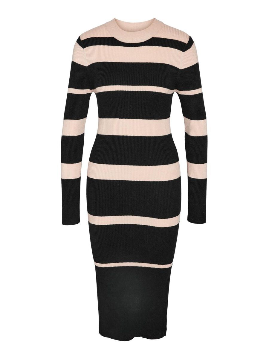 Noisy May STRIPED KNITTED DRESS