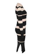 Noisy May STRIPED KNITTED DRESS