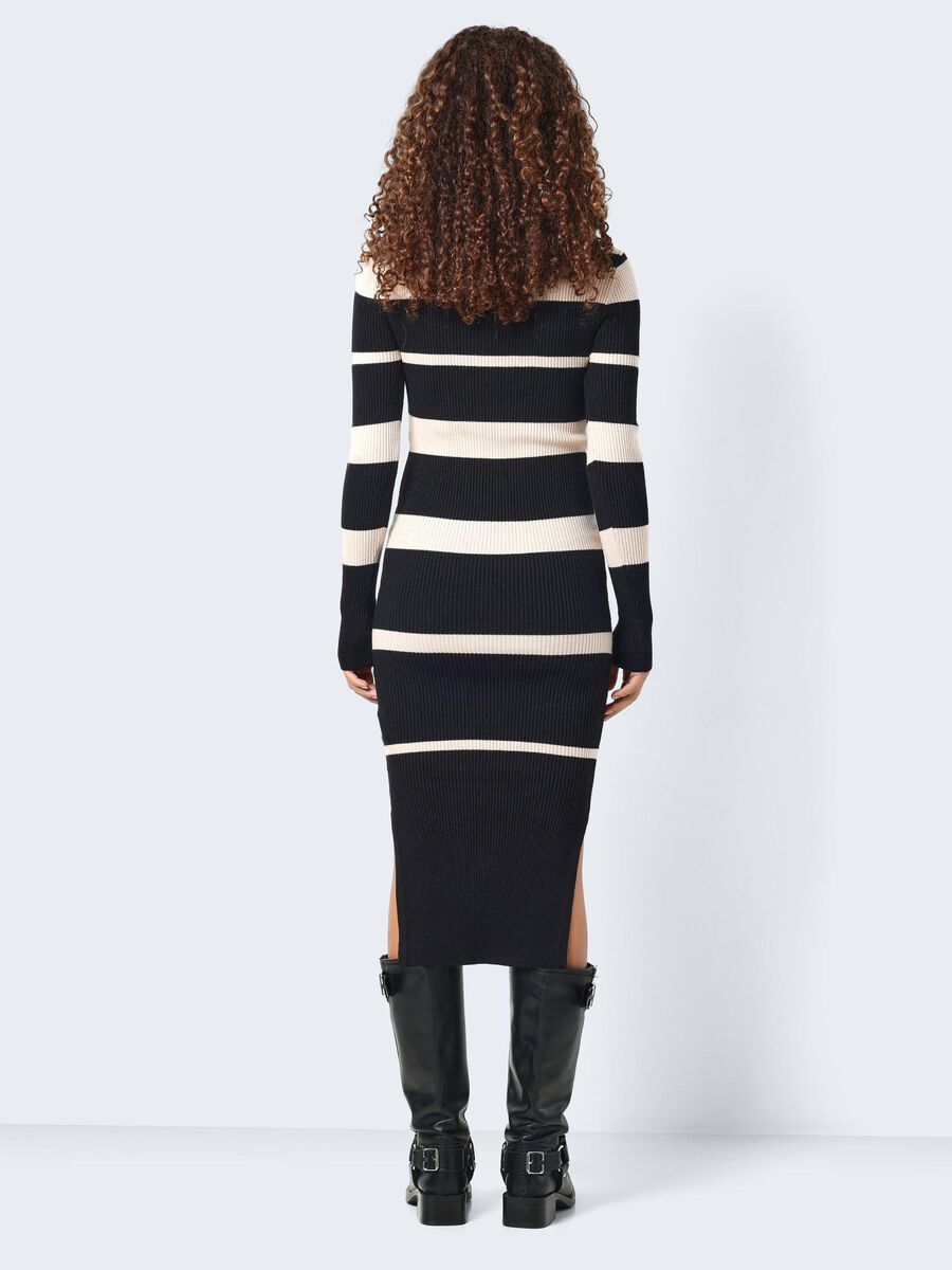 Noisy May STRIPED KNITTED DRESS
