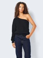 Noisy May ONE SHOULDER KNITTED PULLOVER
