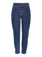 Noisy May NMMONI CROPPED HIGH WAISTED STRAIGHT FIT JEANS