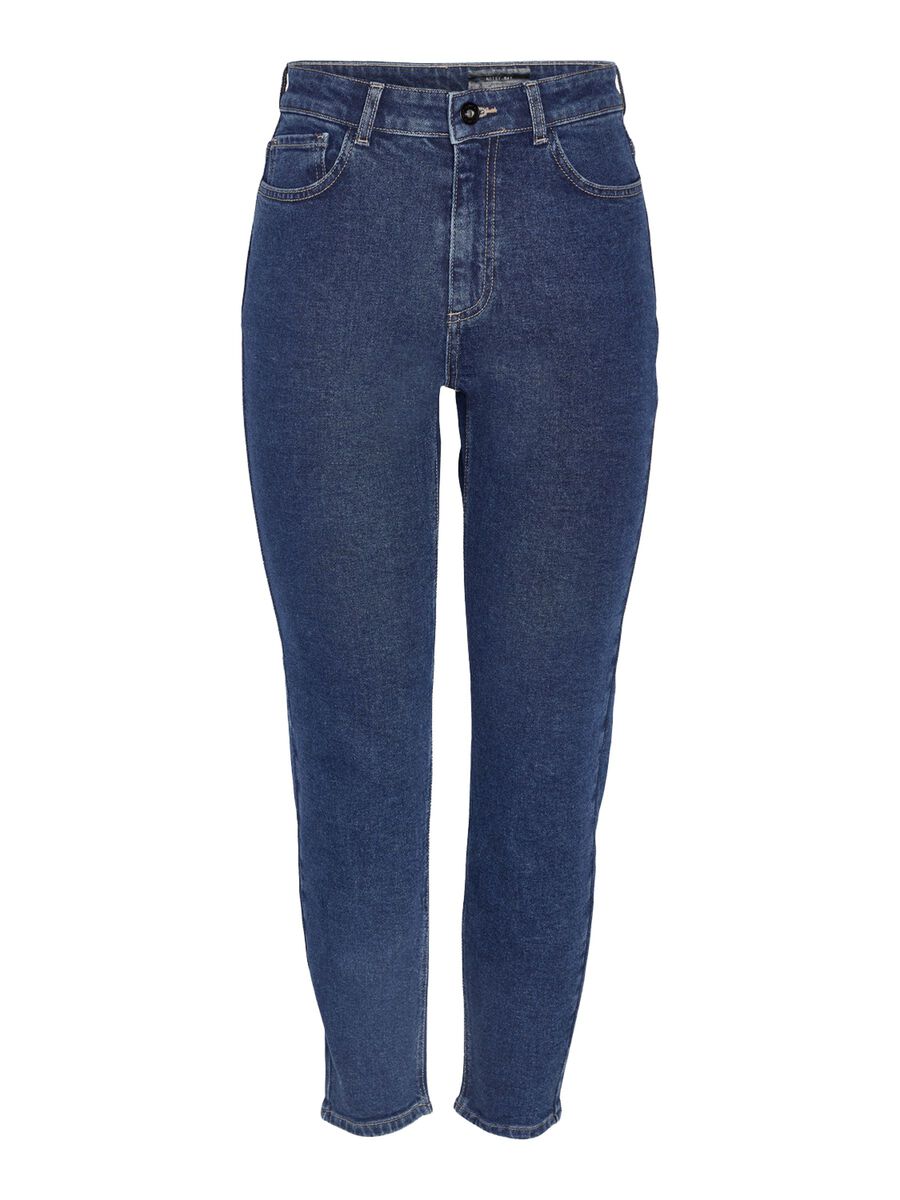 Noisy May NMMONI CROPPED HIGH WAISTED STRAIGHT FIT JEANS