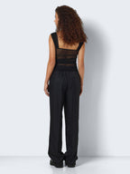 Noisy May SHORT SLEEVED MESH TOP