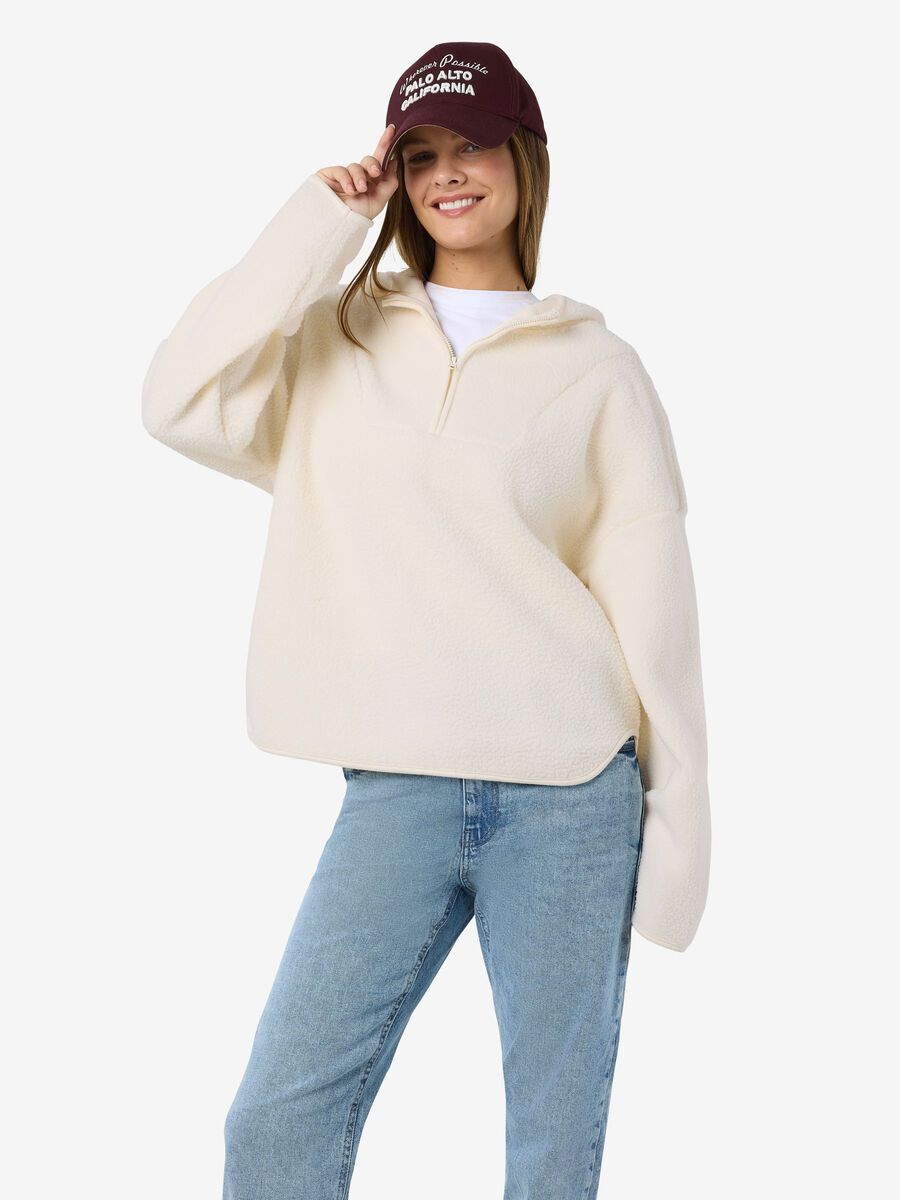 Noisy May NMCOZY HALF-ZIP FLEECE