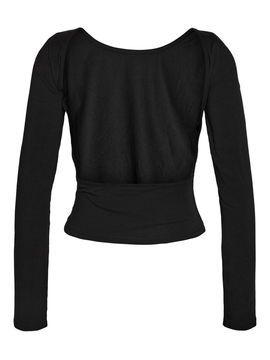 Noisy May LONG SLEEVED OPEN BACK TOP