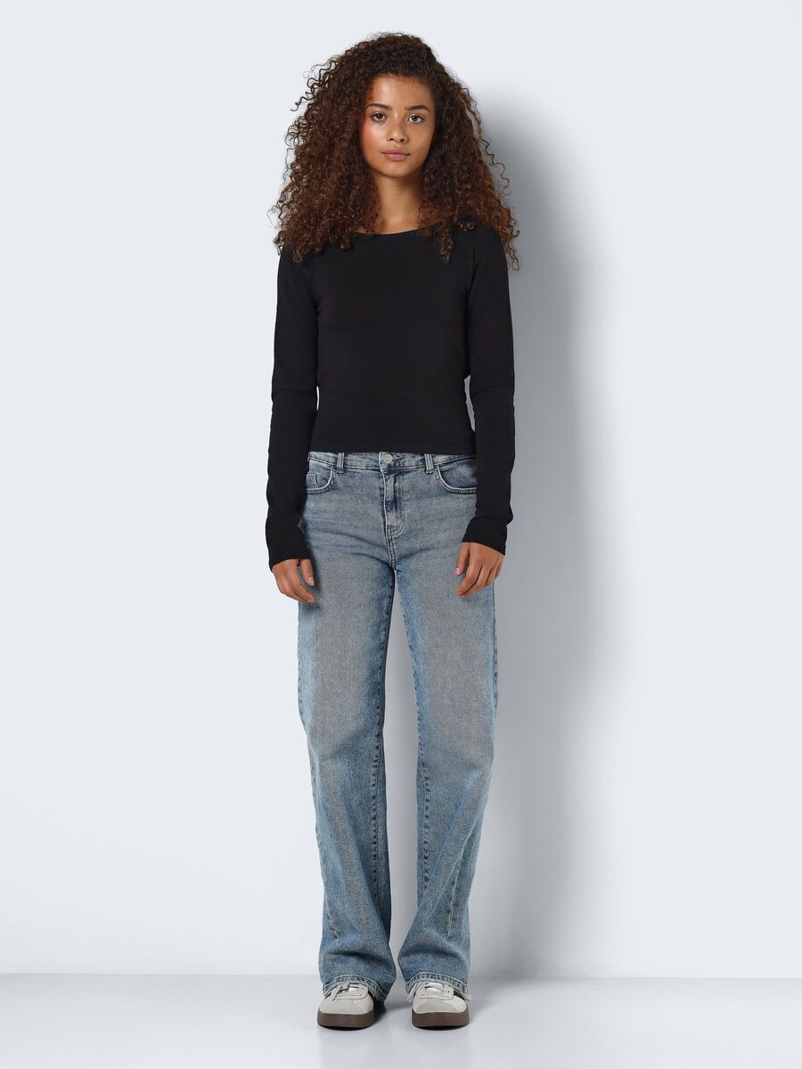Noisy May LONG SLEEVED OPEN BACK TOP