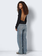 Noisy May LONG SLEEVED OPEN BACK TOP