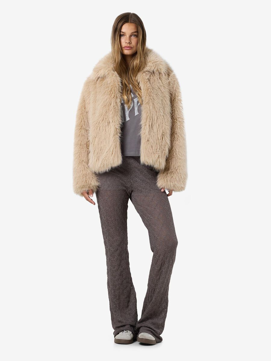 Noisy May FAUX FUR COAT
