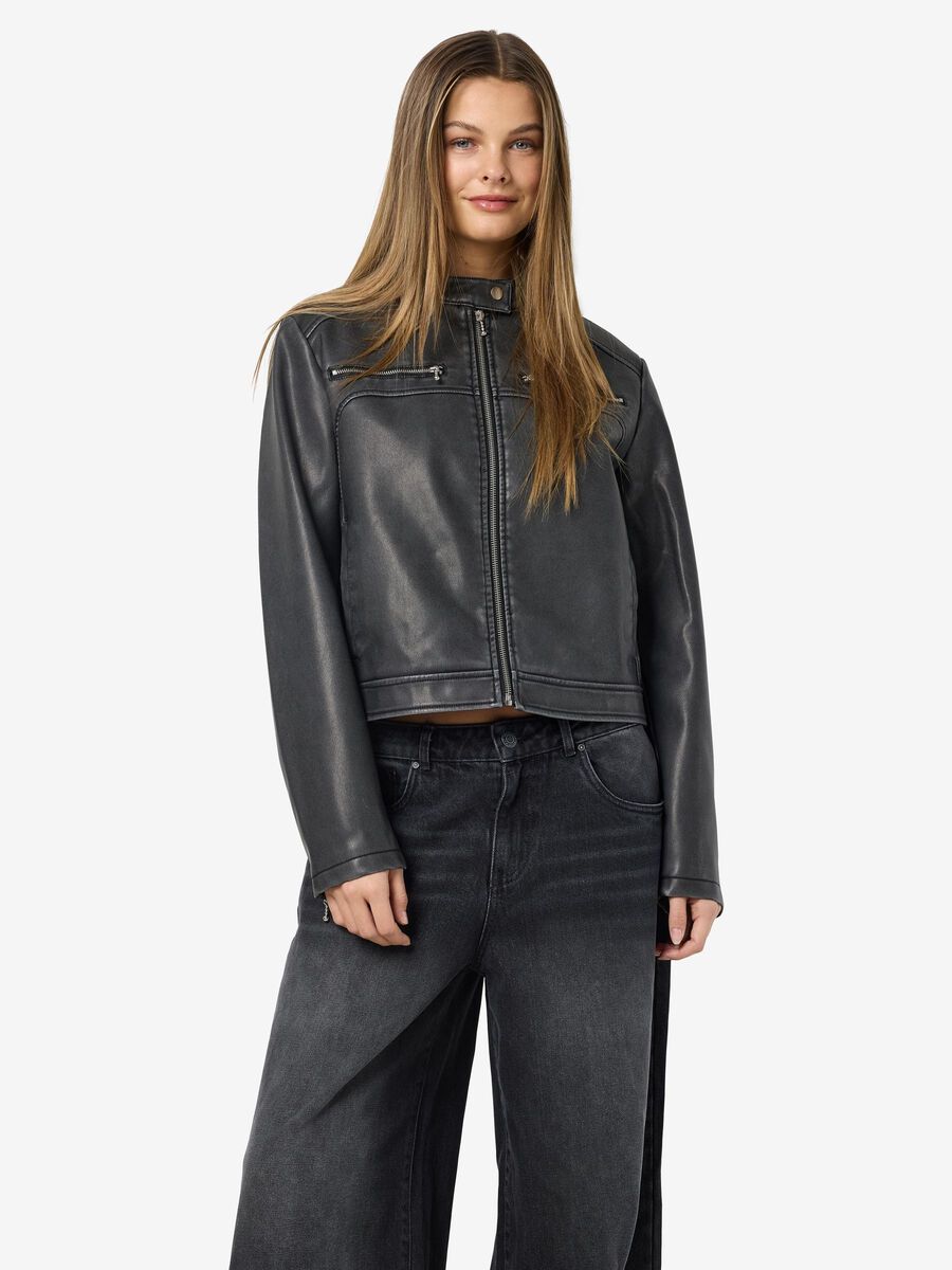 Noisy May PU FAUX LEATHER JACKET