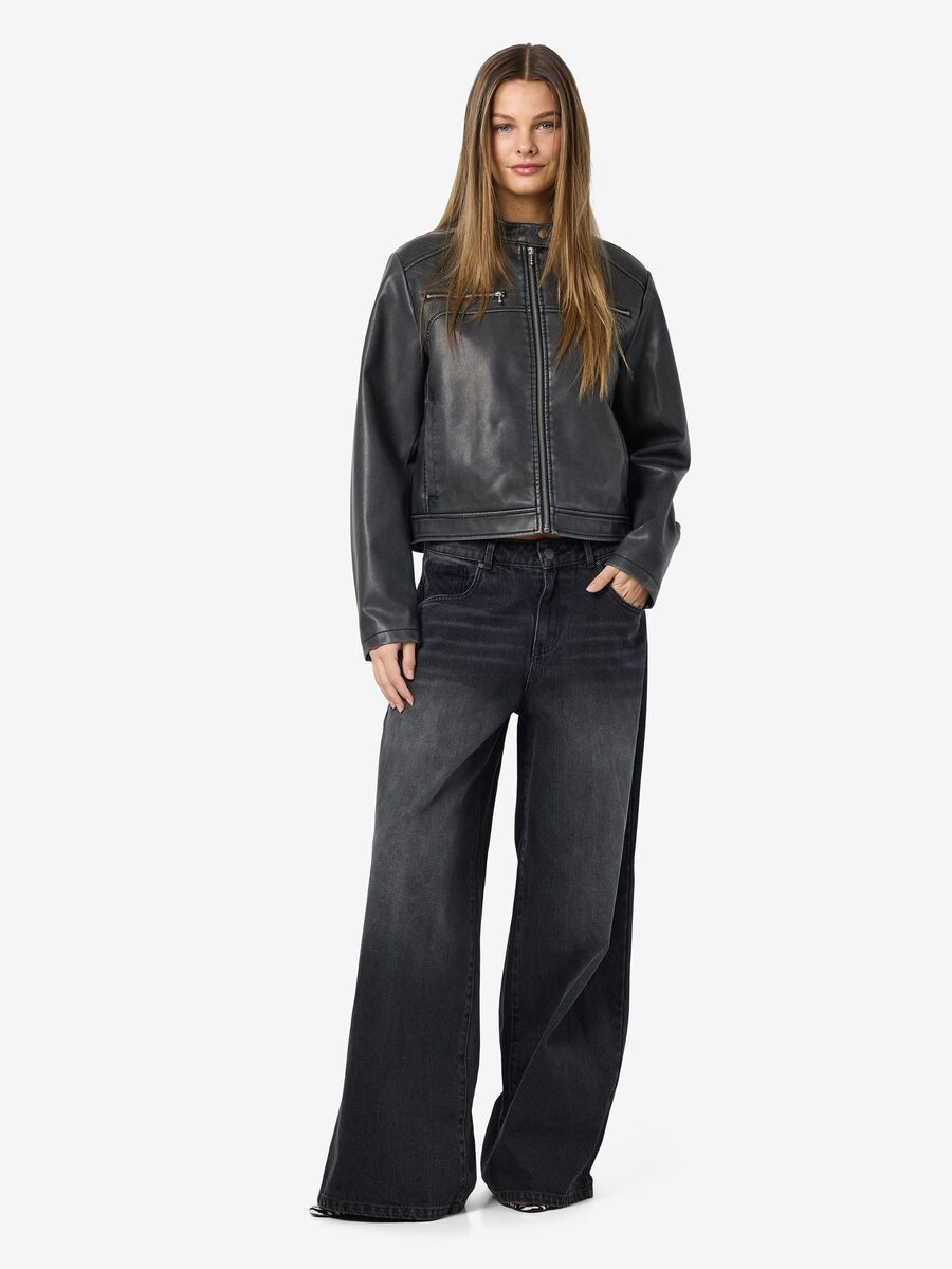 Noisy May PU FAUX LEATHER JACKET