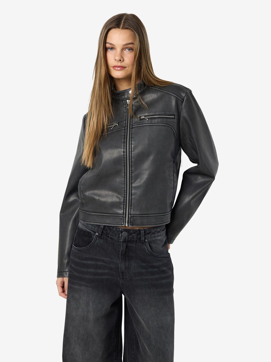 Noisy May PU FAUX LEATHER JACKET