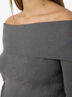 Noisy May KNITTED OFF-SHOULDER TOP