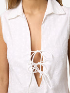 Noisy May BRODERIE MINI DRESS