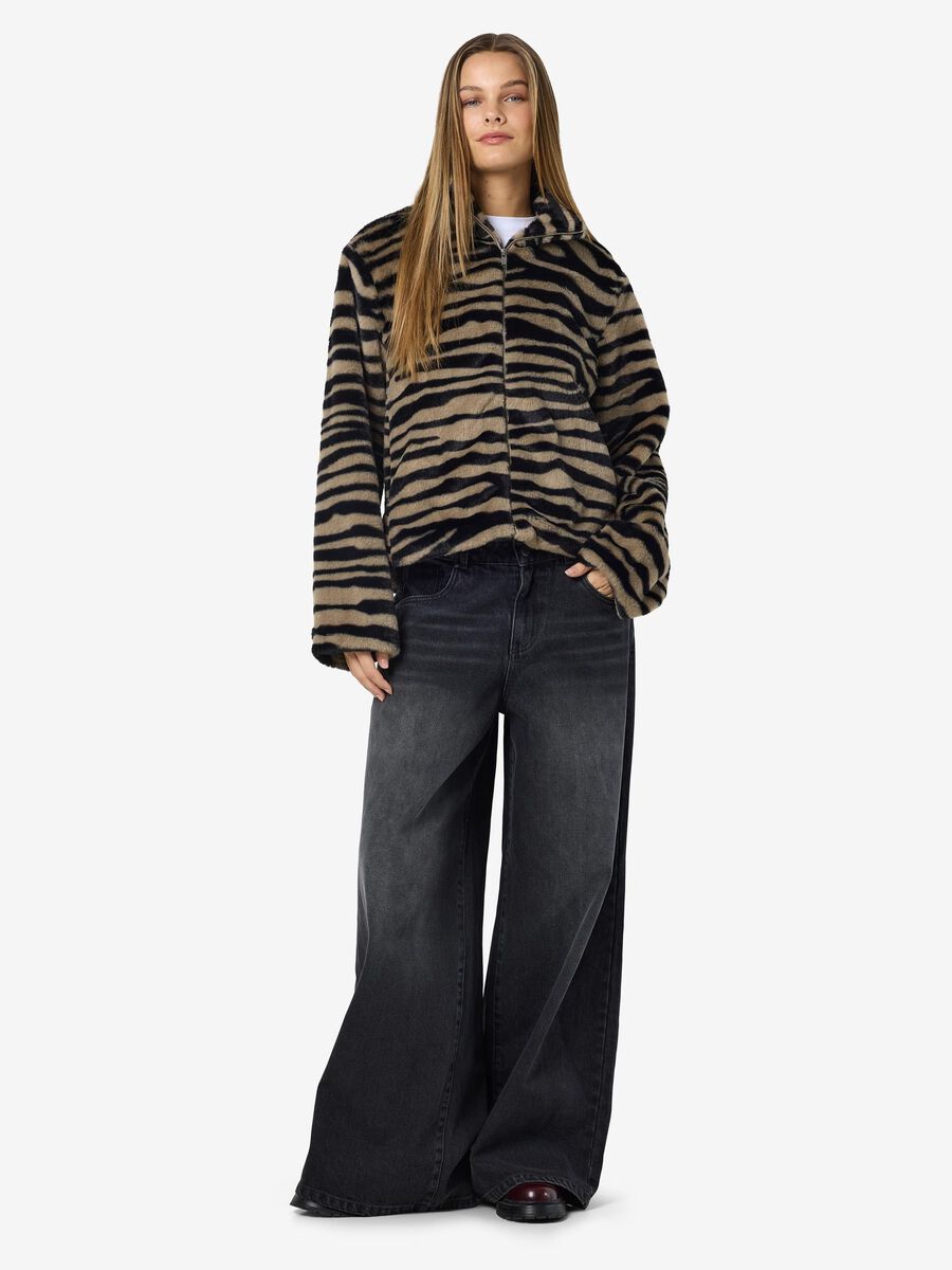 Noisy May FAUX FUR JACKET