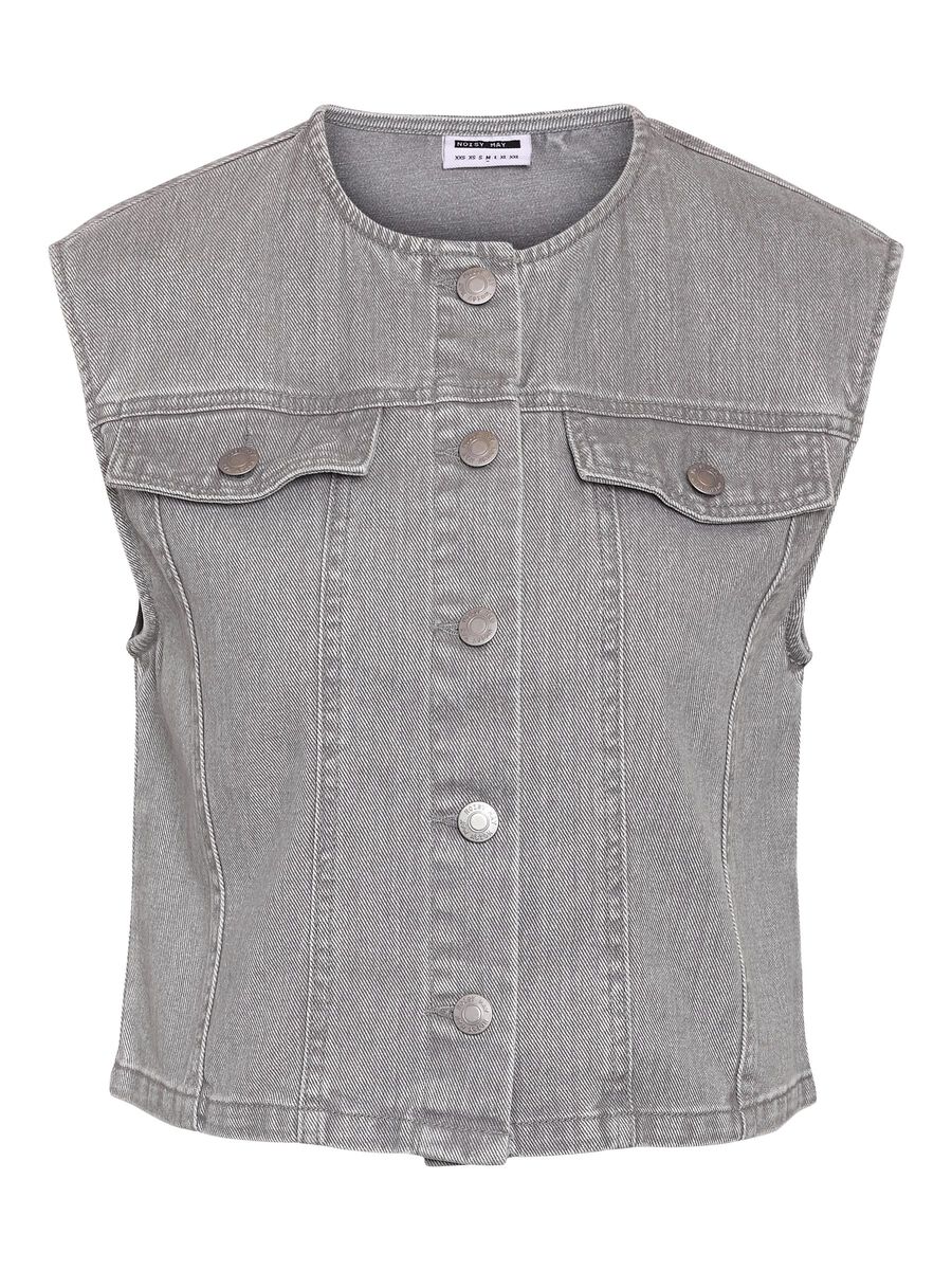 Noisy May CROPPED DENIM VEST