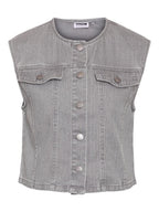 Noisy May CROPPED DENIM VEST