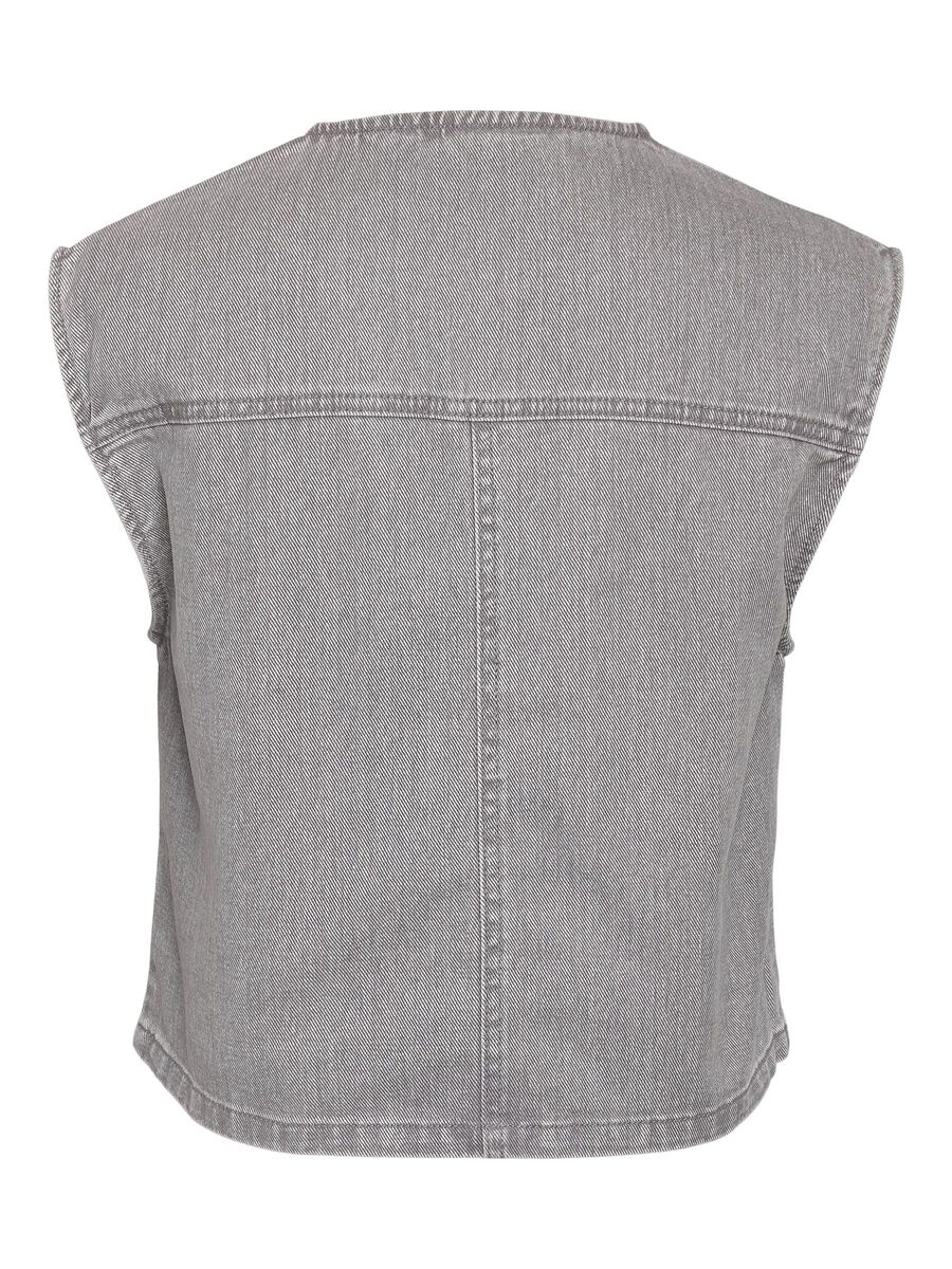 Noisy May CROPPED DENIM VEST
