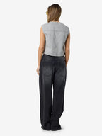 Noisy May CROPPED DENIM VEST