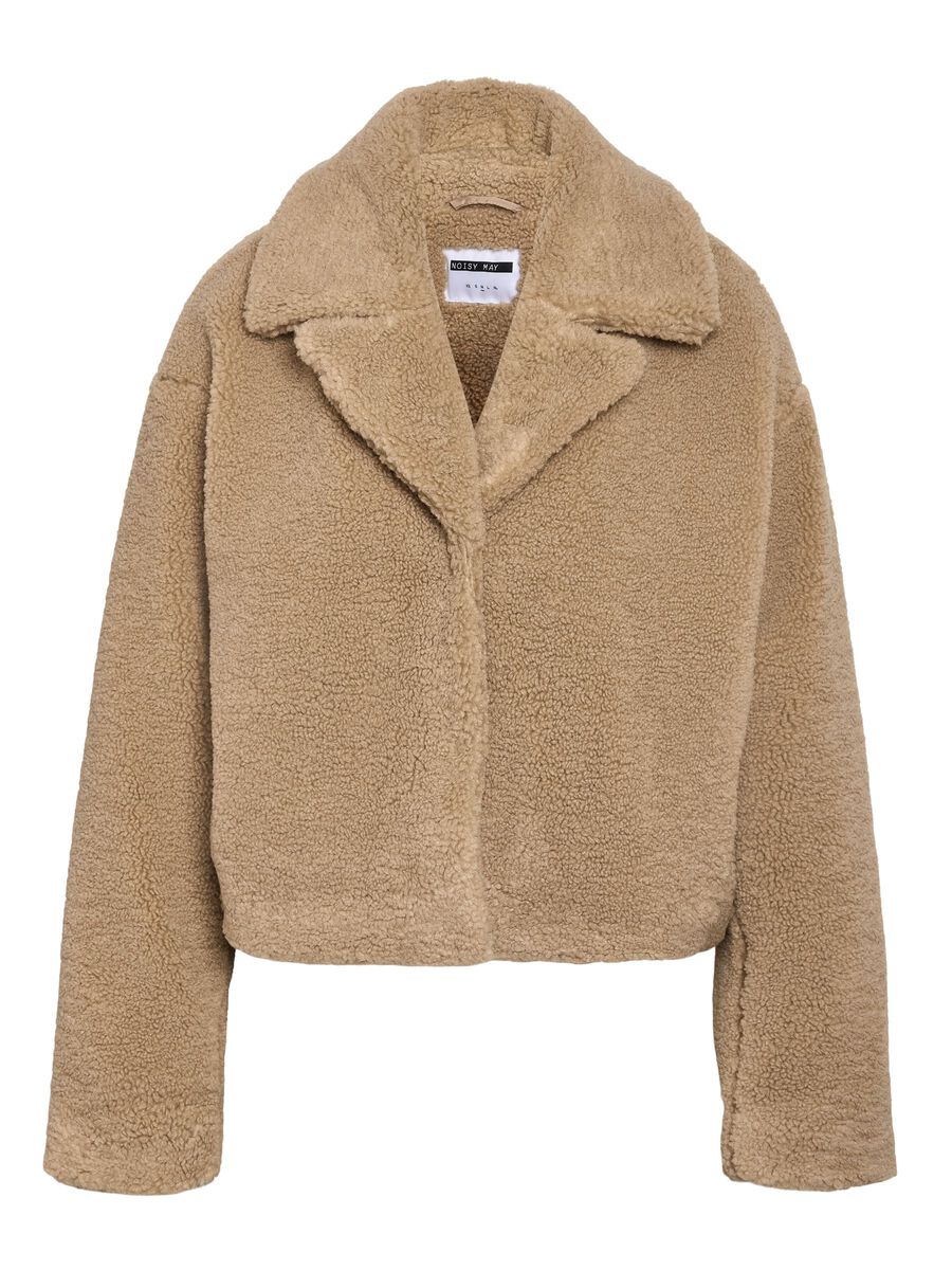 Noisy May CROPPED TEDDY JACKET