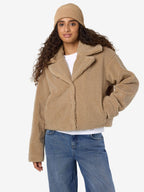 Noisy May CROPPED TEDDY JACKET