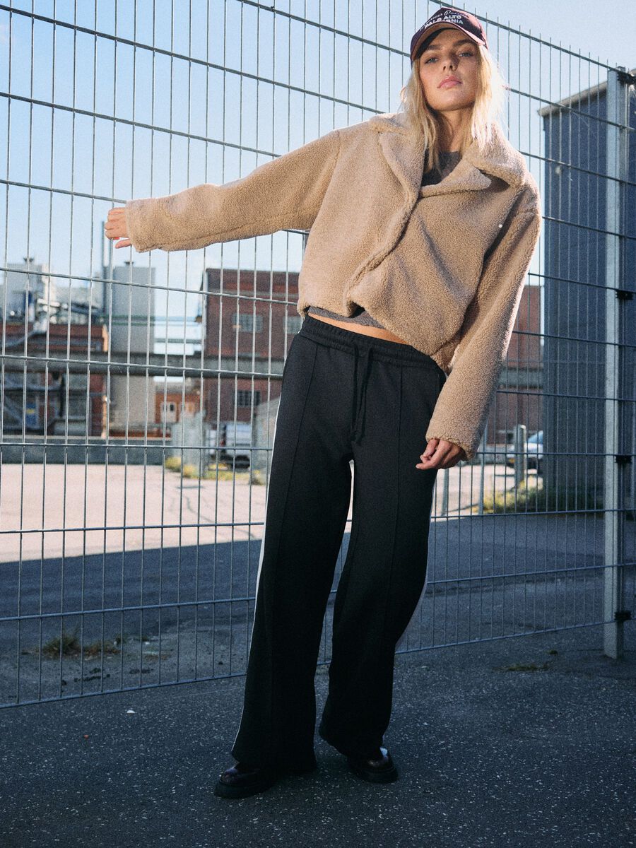 Noisy May CROPPED TEDDY JACKET