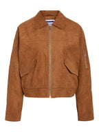 Noisy May FAUX SUEDE BOMBER JACKET