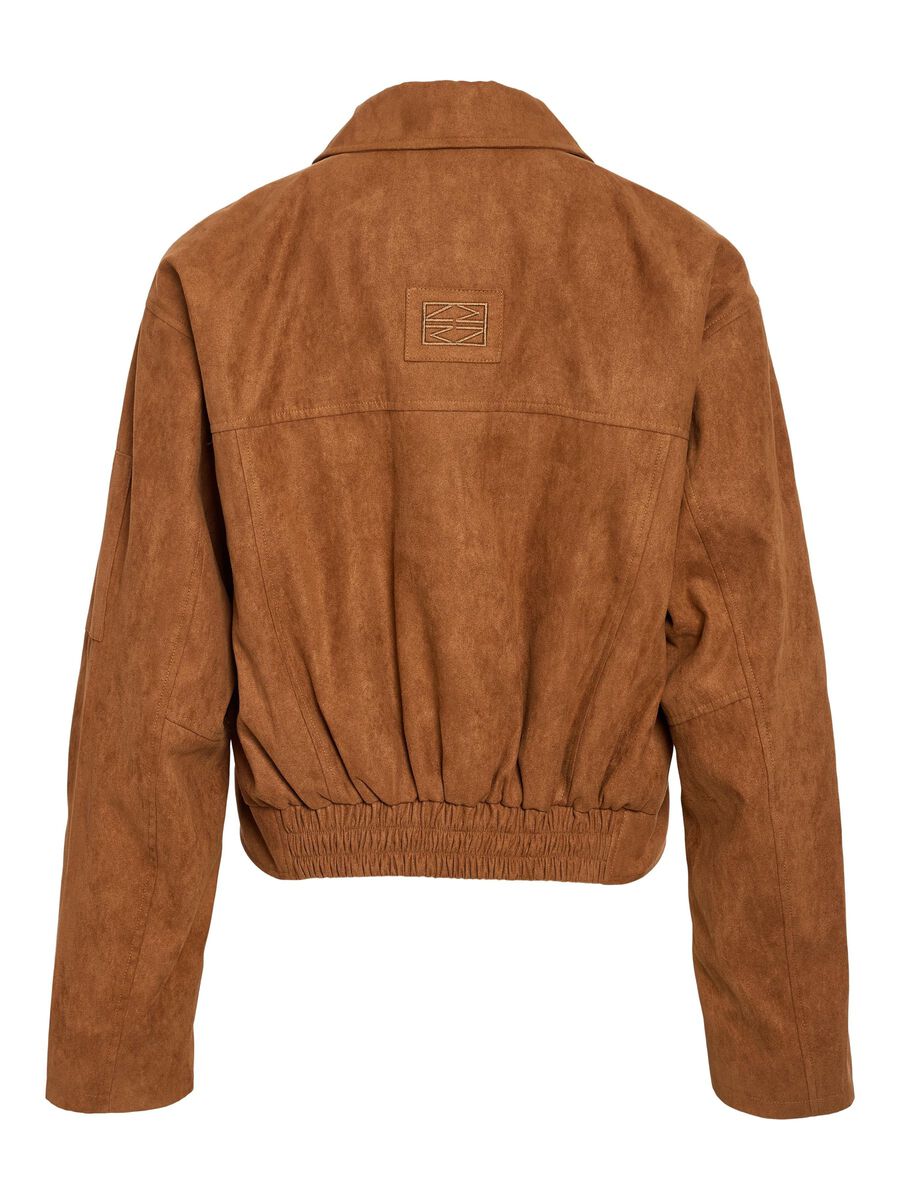 Noisy May FAUX SUEDE BOMBER JACKET