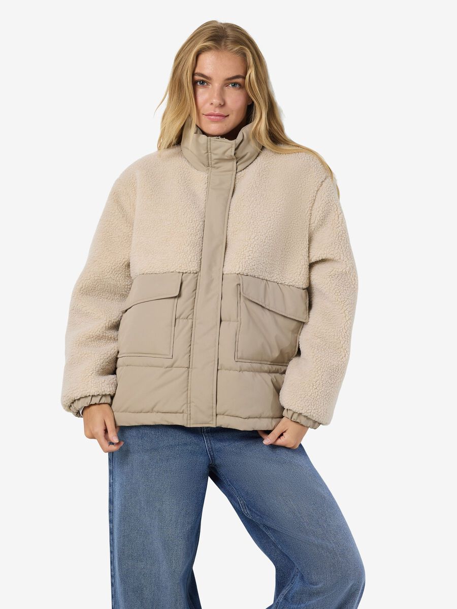 Noisy May FLEECE PUFFER JACKET