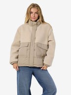 Noisy May FLEECE PUFFER JACKET