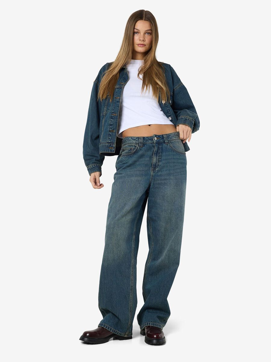 Noisy May NMFANJA WIDE LEG JEANS