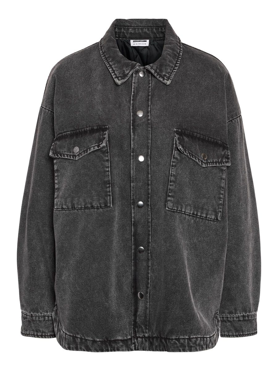 Noisy May QUILTED DENIM OVERSHIRT